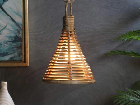 Bamboo Cane Bell Shaped Lamp Shade For Cheap