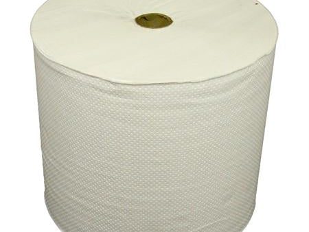 Nvi LoCor Proprietary Hard Wound White Roll Towel(8  x 800 ) For Sale