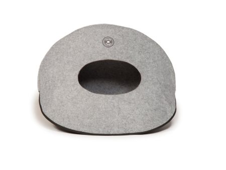 Cat Pebble Bed Grey; a comfy hideout for cats For Discount