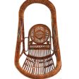 Swadeshi Bamboo Cane Swing Jhula | Single Seater Cane Wood Swing Chair | Indoor and Outdoor swing | Rattan Cane Jhula for Balcony, Patio, Garden, Restaurant , Home Cheap