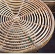 Cane Wicker Bamboo Round center Table | Tea Coffee Table for Home, office, Balcony and  Garden Online Hot Sale