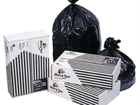 Pitt Plastics Black Star Can Liner(17 x 17) on Sale