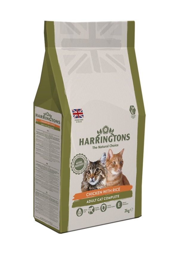 Harringtons Chicken & Rice Cat Dry Food 2Kg For Discount