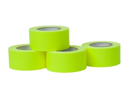 1  x 360  Artist Tape - 4 Pack Fluorescent Yellow For Sale