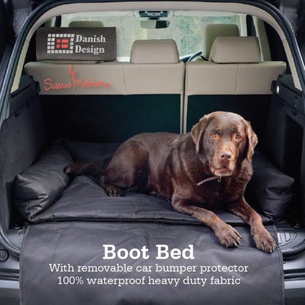 Waterproof Boot Dog Bed with Removable Car Bumper Protector Supply