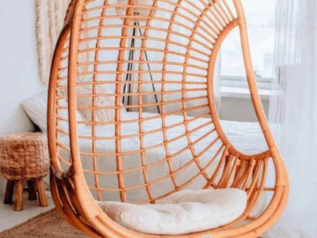 Bamboo Single seater Adult Swing I Rattan Cane Swing Chair Jhula Online now