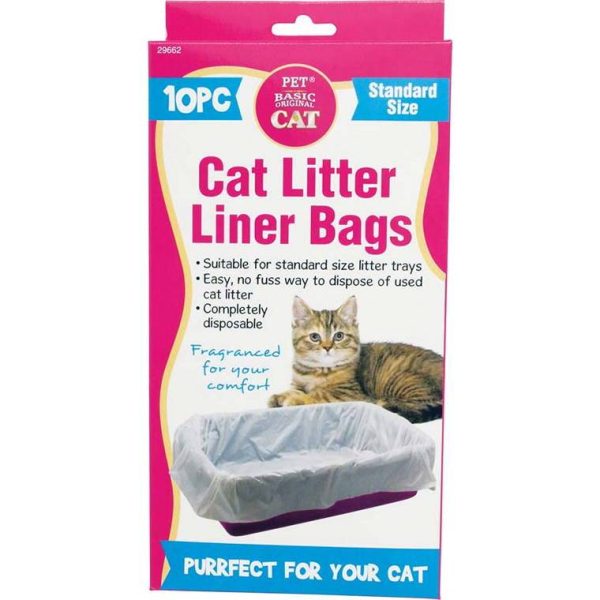 Cat Litter Liner Bags, 10pk For Discount