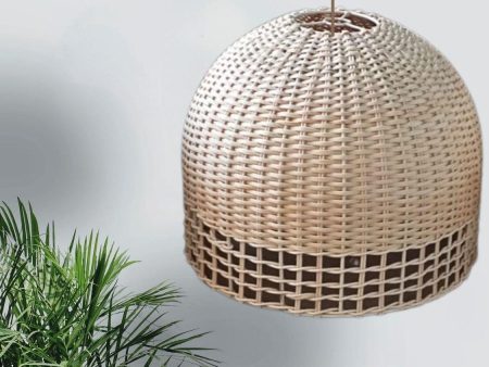 Wicker Bamboo Cane Hanging Lamp Shade for Home Online Sale