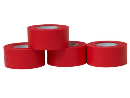 1  x 360  Artist Tape - 4 Pack Red Hot on Sale