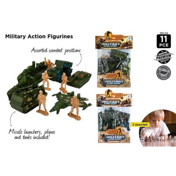 Military Figures, 12pcs Online now