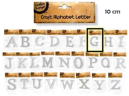 Alphabet Letters, G, 10cm Supply