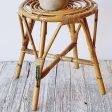 Wicker Bamboo Round center Table | Tea Coffee Table for Home, office, Balcony and  Garden Cheap