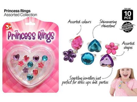 Princess Rings, 10pcs Cheap