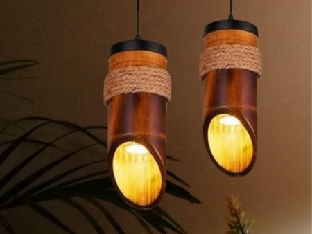 Bamboo Lampshade Hanging Lampshade  for Dinning Room, Living Room, Hotel Sale