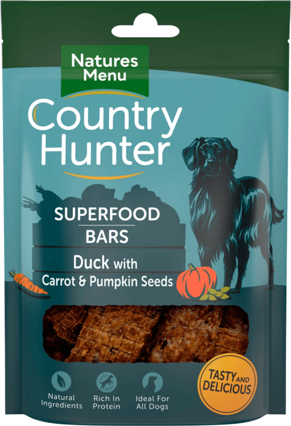 COUNTRY HUNTER SUPERFOOD BARS DUCK 100g Hot on Sale