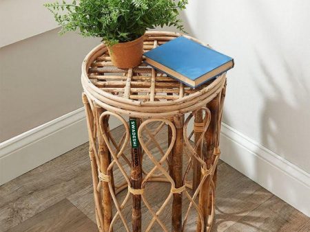 Bamboo Cane Muda Stool (Without cushion) Online Sale