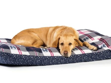 FatFace Penguin Check Deep Duvet For Dogs Online now