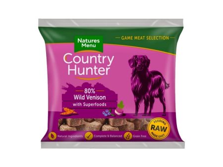 COUNTRY HUNTER RAW NUGGETS  WILD VENISON  FOR ADULT DOGS 1kg Discount