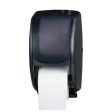 San Jamar Classic Duett Standard Tissue Dispenser-Black Fashion