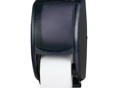 San Jamar Classic Duett Standard Tissue Dispenser-Black Fashion