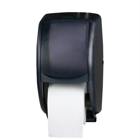 San Jamar Classic Duett Standard Tissue Dispenser-Black Fashion