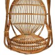 Swadeshi Bamboo Cane Swing Jhula | Single Seater Cane Wood Swing Chair | Indoor and Outdoor swing | Rattan Cane Jhula for Balcony, Patio, Garden, Resturant Hot on Sale