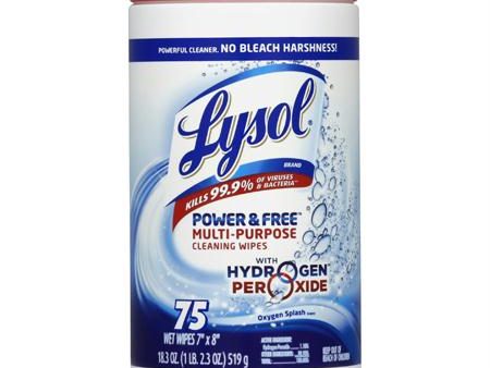 Lysol Power & Free Multi-Purpose Cleaning Wipe(75 ct.) For Sale