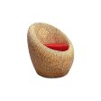 Cane Bamboo Bunai Apple Sofa Chair set of 1. For Sale