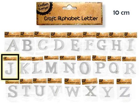 Alphabet Letters, J, 10cm Cheap