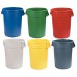 Carlisle Bronco Round Waste Containers & Lids-Black(44 Gal.) Cheap