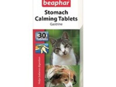 Beaphar Stomach Calming (Gastrine) Tablets for Cats and Dogs 30 Tablets Fashion