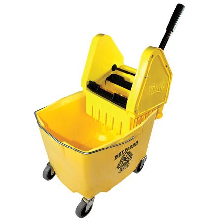 Impact Steel Downpress Wringer and Bucket Combo-Yellow on Sale