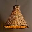 Handwoven Bamboo Cane Hanging Lamp Shade for Home For Cheap