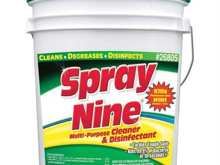 Spray Nine Multi-Purpose Cleaner-Disinfectant(5 Gal. Pail) Discount