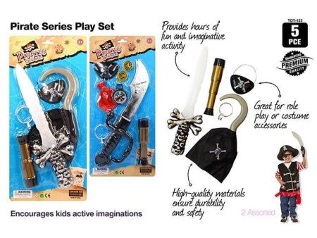 Pirate Playset with Sword, 8pcs Discount