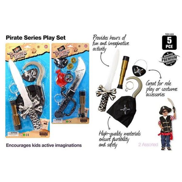 Pirate Playset with Sword, 8pcs Discount