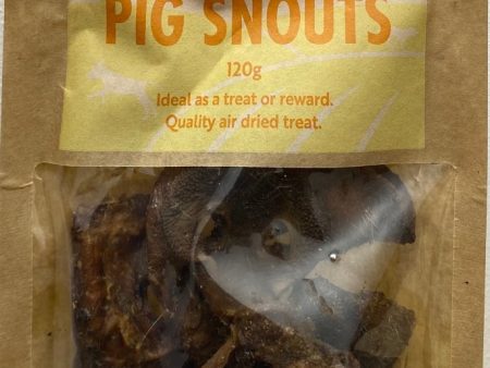 100% Natural Pig Snouts 120g Quality Air Dried Dog Treat For Discount