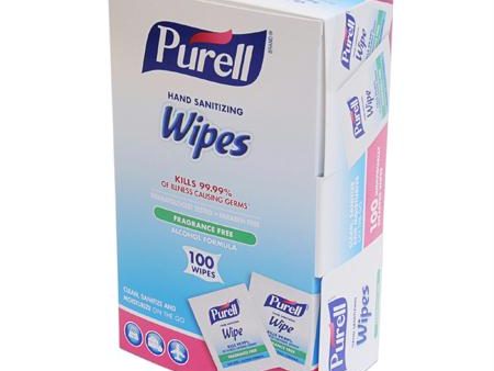 GOJO Purell Sanitizing Hand Wipe(100 ct. Box) Supply