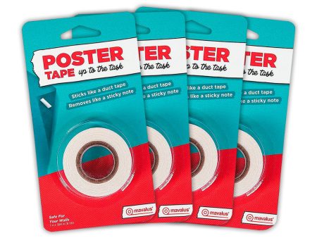 1  X 324  Poster Tape - 4 Pack Fashion