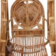 Swadeshi Bamboo Cane big Swing Jhula | Single Seater Cane Wood Swing Chair | Indoor and Outdoor swing | Rattan Cane Jhula for Balcony, Patio, Livingroom, Cafe Sale