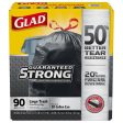 Glad Drawstring 30 Gal. Trash Bags-Black Hot on Sale