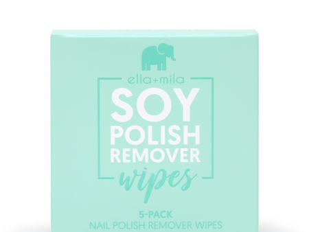 Soy Nail Polish Remover Wipes - Unscented Online Sale