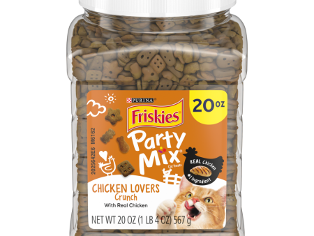 Friskies Party Mix Chicken Lovers Crunch Cat Treats Online Sale