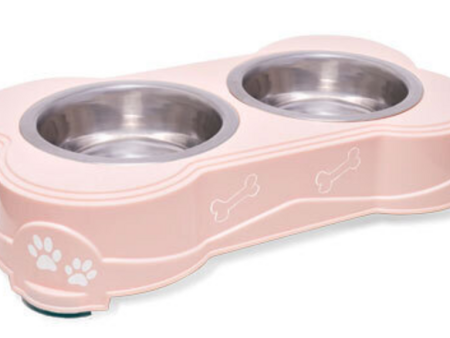 Loving Pets Dolce Diner Dishes-Bowl-Pink Supply