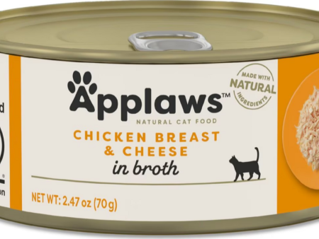 Applaws Natural Wet Cat Food Chicken Breast with Cheese in Broth For Sale