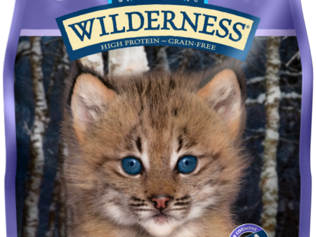 Blue Buffalo Wilderness Kitten High-Protein Grain-Free Chicken Recipe Dry Cat Food Sale