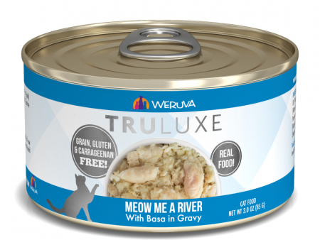 Weruva TRULUXE Meow Me A River with Base in Gravy Canned Cat Food Online Hot Sale