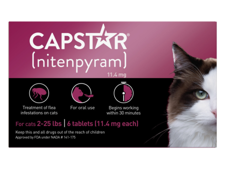 Capstar Flea Tablets for Cats 2-25lb on Sale