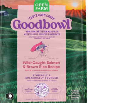 Open Farm GoodBowl Wild-Caught Salmon & Brown Rice Recipe Dry Cat Food Sale